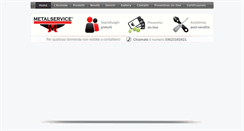 Desktop Screenshot of metalservicenova.com